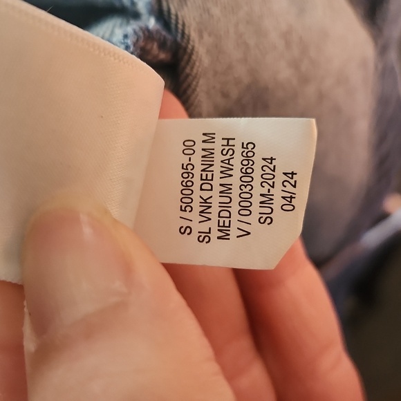 Nwt-Gap Sleeveless Stretch Denim Midi Dress. Size 0P - Picture 14 of 14